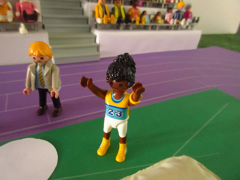 It's time for the Olympic Games for the Playmobil people in our house...