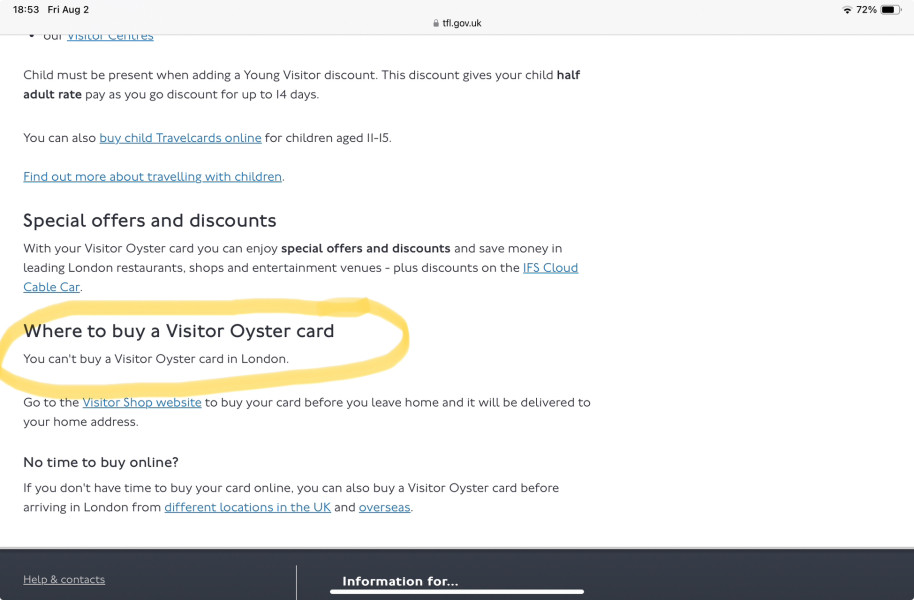 Traveling with kids in London