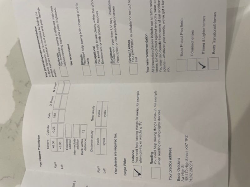 DD age 6, no concerns re eyesight been given v strong prescription for longsightedness but prescription says she is short sighted? 2nd opinion?