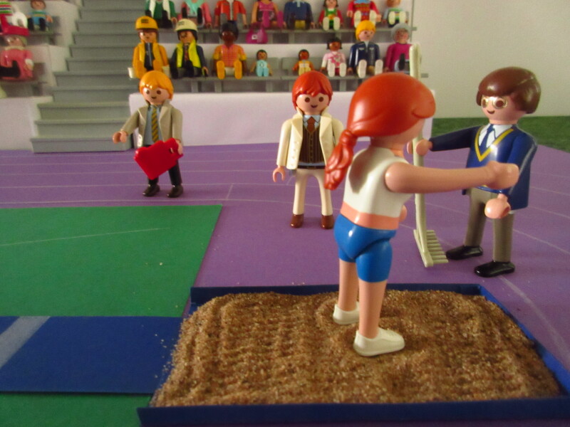 It's time for the Olympic Games for the Playmobil people in our house...