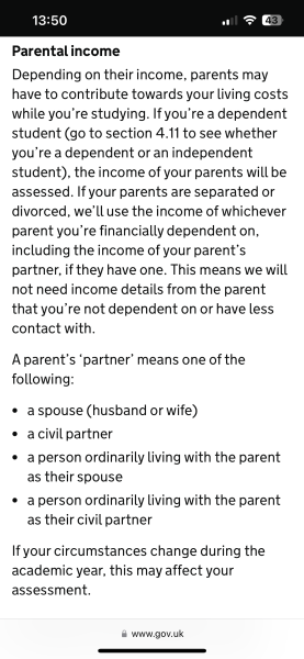 I got married and it's impacted on DS loan
