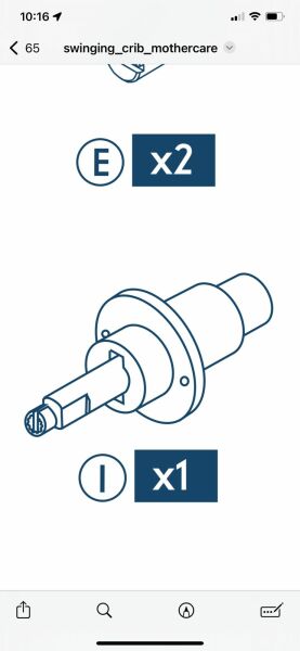 Replacement parts for mothercare products