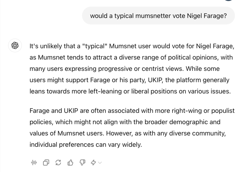 ChatGPT can get in the fucking bin. Fuming.