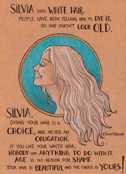 Have you had to let your hair grow grey? Support please