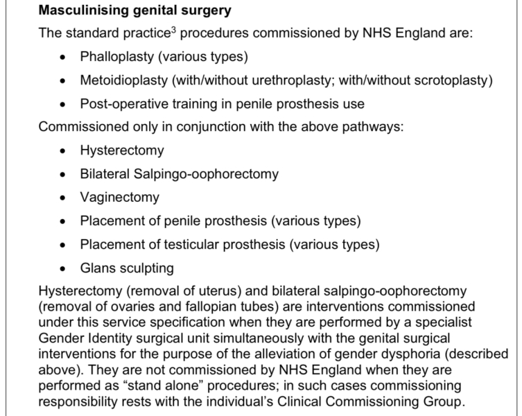 Ethics of phalloplasty on female patients.