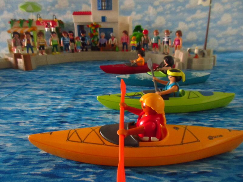 It's time for the Olympic Games for the Playmobil people in our house...
