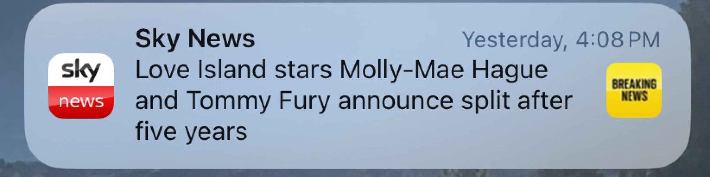 Why is Molly Mae on Sky News and BBC ?