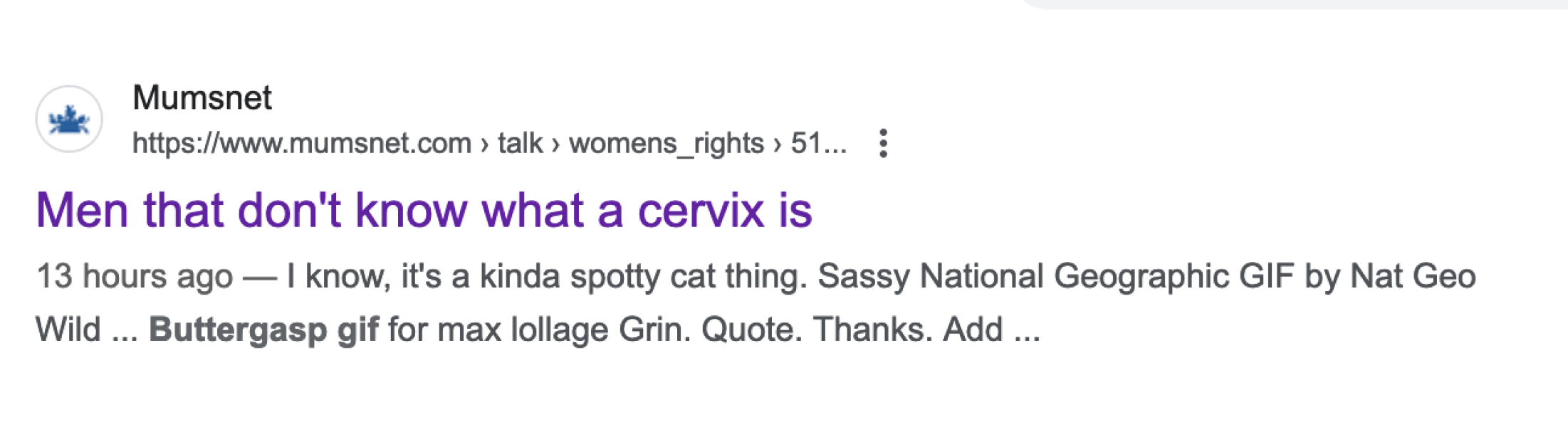 Men that don't know what a cervix is