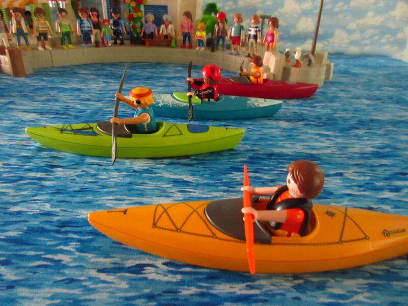 It's time for the Olympic Games for the Playmobil people in our house...