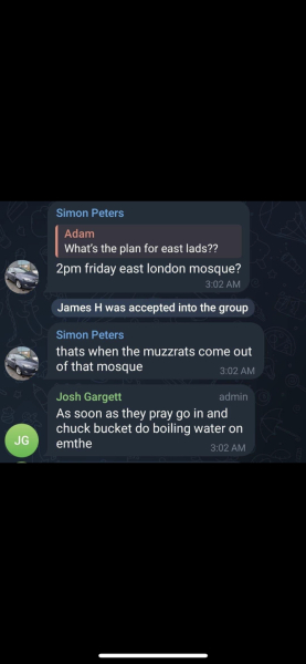 I'm so fucking angry. My poor neighbour daren't go to work because of the thugs.