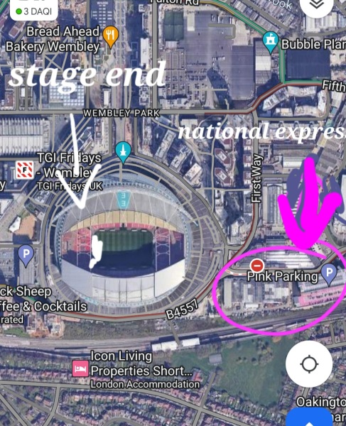 How to get to Wembley coach park