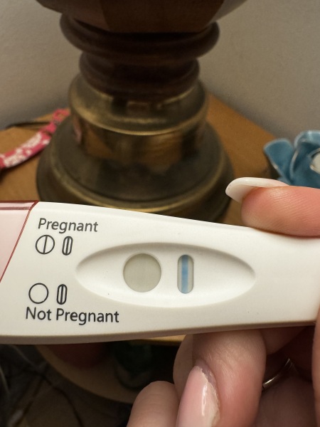 Positive pregnancy test or evaporation line?
