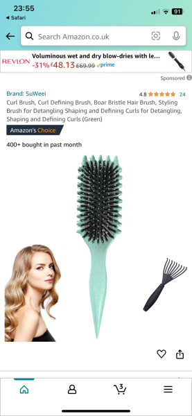 Serum/oil for fine wavy/curly hair