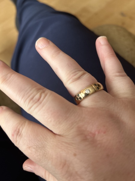 To not want his mum’s ring?
