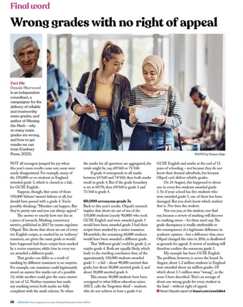 A level Review of Marking 2024