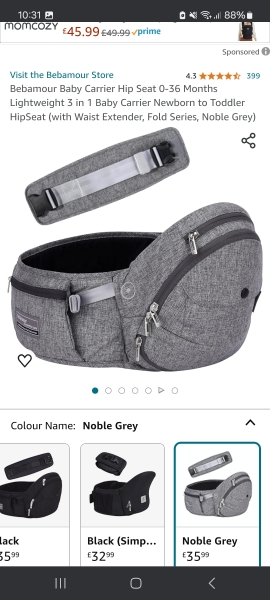 Hip carry sling advice