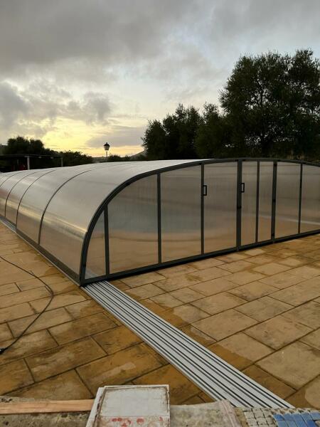 Greenhouse type Swimming pool covers