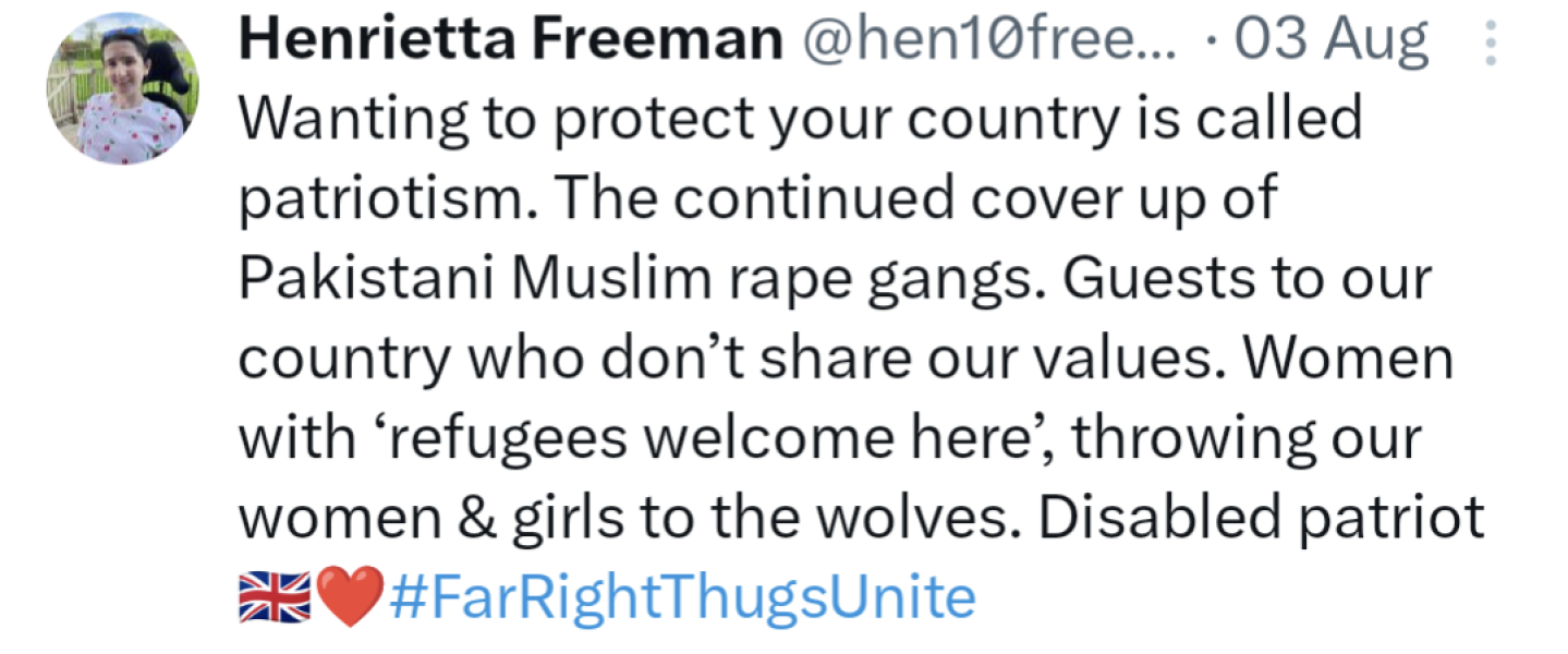 Statement on the gender critical movement and the far right