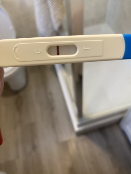Faint positive or evap line