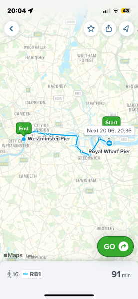 Going to London. Really scared. No clue.