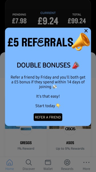 Airtime Rewards Get Cashback Automatically On Your Card Purchases £5 Free Plus £5 Per Referral