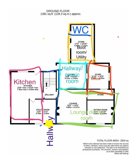 Please critique my bad attempt at being an architect- floorplan included