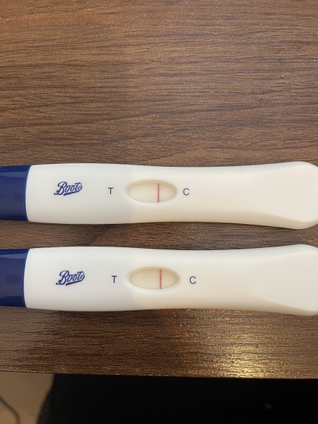 Positive pregnancy test or evaporation line?
