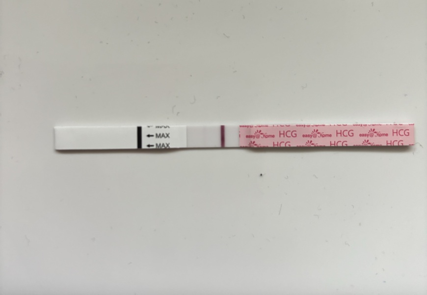 Faint pregnancy tests