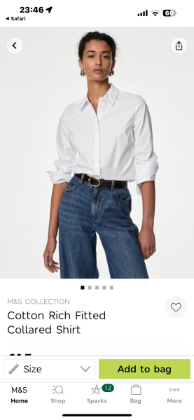Cool Parisian blouse to wear with jeans. Help