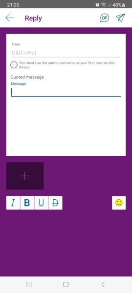 Why am I not able to post...