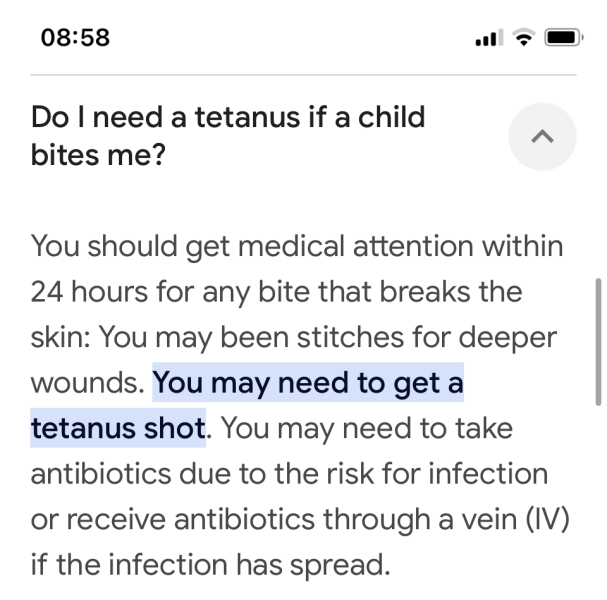 Toddler Bitten 6 Time Now at Nursery