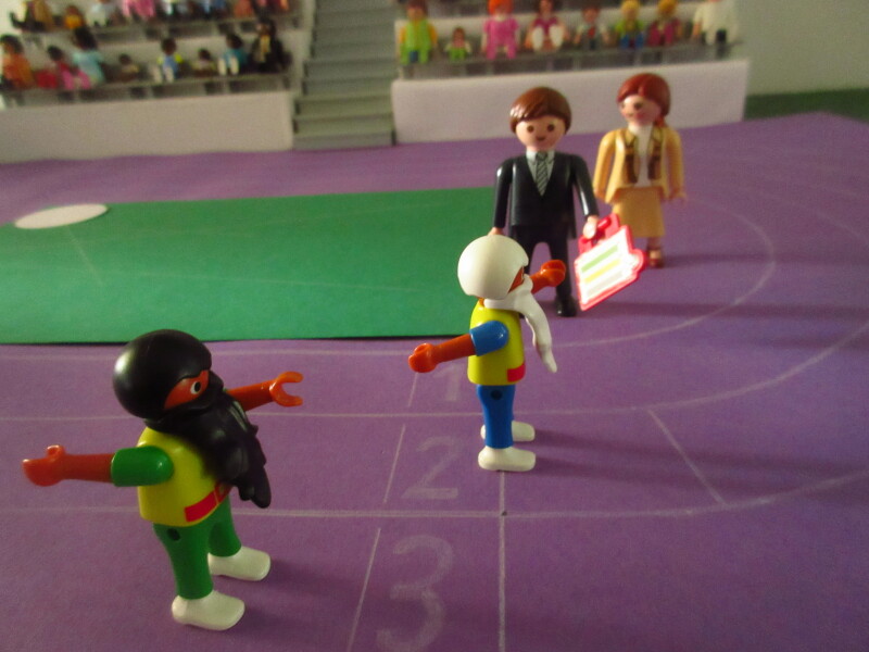 It's time for the Olympic Games for the Playmobil people in our house PART TWO