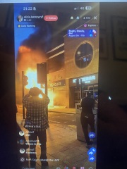 to think these people in Sunderland are not "protesting".