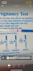 Unsure on pregnancy test