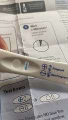 Positive pregnancy test or evap line?