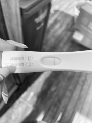 Having symptoms of pregnancy but not really any positive results