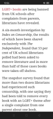 Outrage over 'LGBT' books being banned by schools?