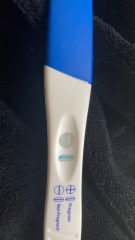Clear blue test. Evap line or positive