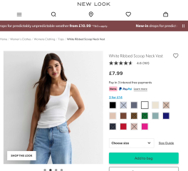 How hard is it to find a decent basic white vest top?!