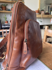 Backpack that opens at the front