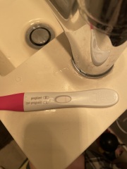 Having symptoms of pregnancy but not really any positive results