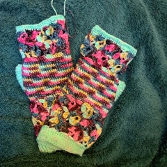 It's crochet,  knit and natter thread 11. So much yarn we need a yarn barn.