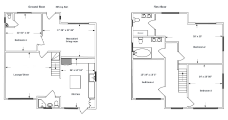 Conversion of chalet bungalow to house