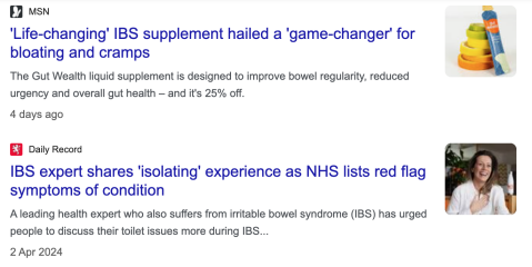 Irritable Bowels (bloating, urgency, painful cramps)... has anyone tried this product?