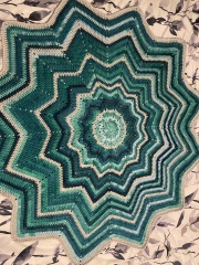 It's crochet,  knit and natter thread 11. So much yarn we need a yarn barn.