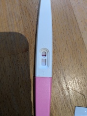 Faint positive or evaporation?