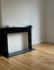 Tiling inside a fireplace?