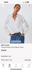 Cool Parisian blouse to wear with jeans. Help