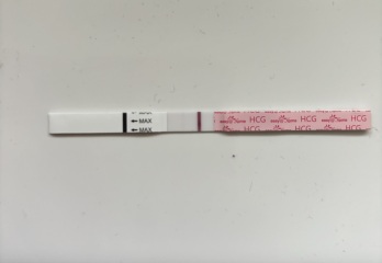 Faint line?