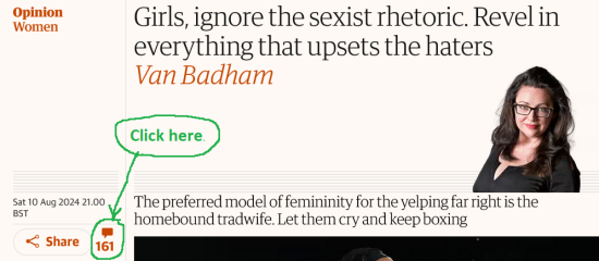 Wow!  Look whats in the Guardian.
